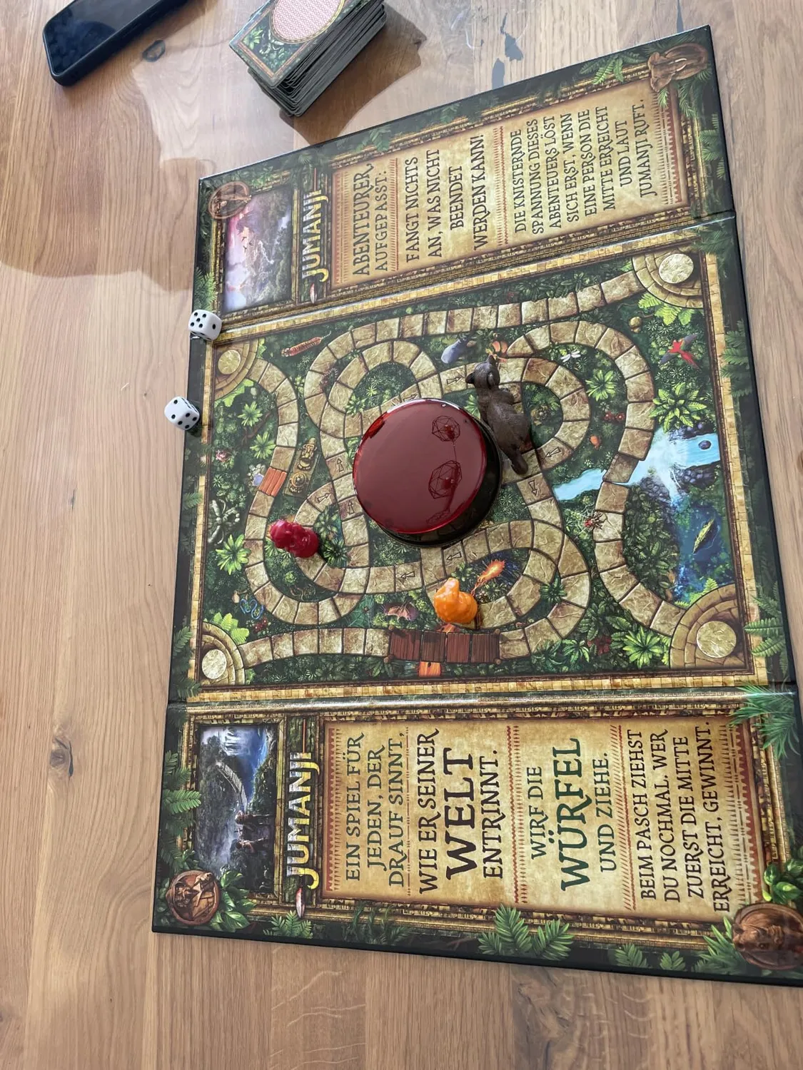 Jumanji Neuauflage 2026 Familienspiel Brettspiel 2-4 Spieler