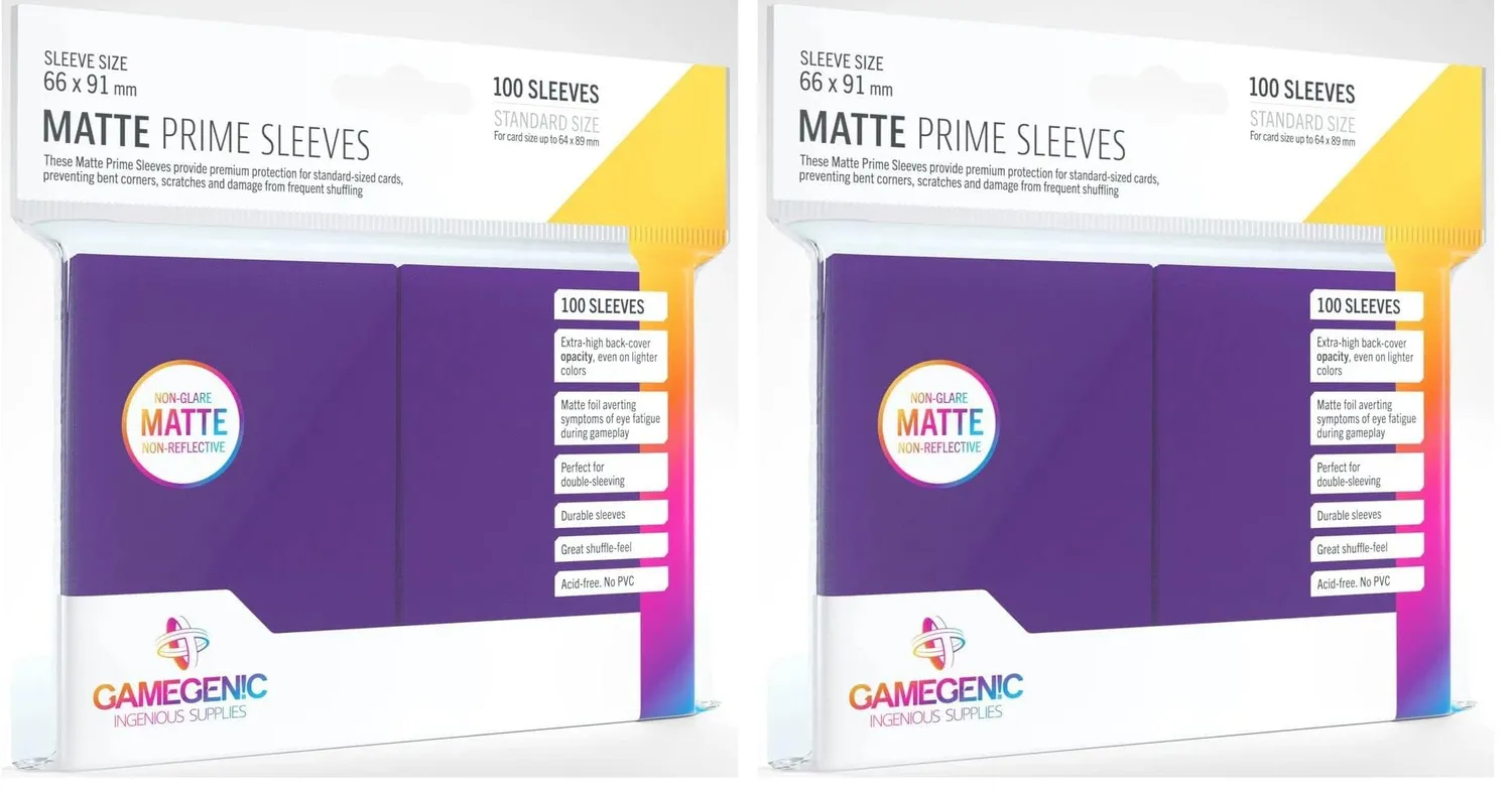 Gamegenic Matte Prime Sleeves Kartenhüllen Violett 100 Stück