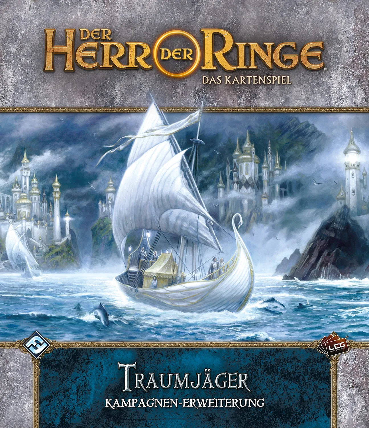 Asmodee Herr der Ringe Kartenspiel Traumjäger Kampagnenerweiterung deutsch 9 Szenarien
