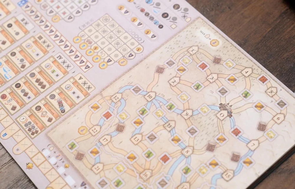 Capstone Games Joan of Arc Orleans Draw & Write Spiel Solo