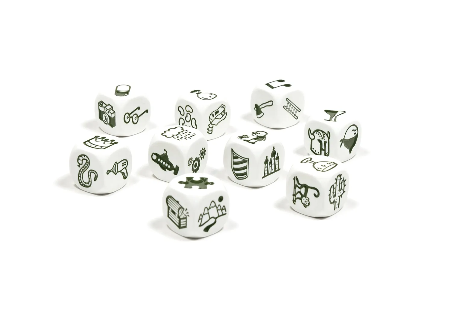 Story Cubes Voyages Würfelspiel Alte Auflage 9 Würfel