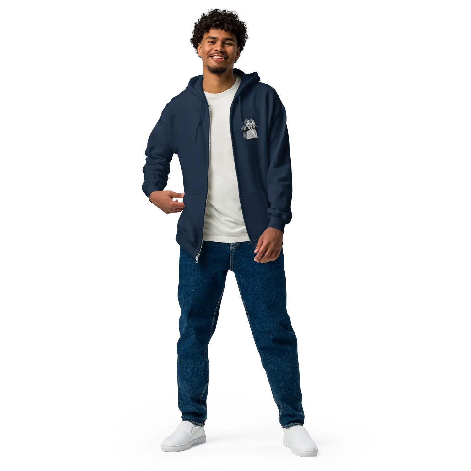 Leder Games Root Vagabond Zip Hoodie navy L Baumwolle