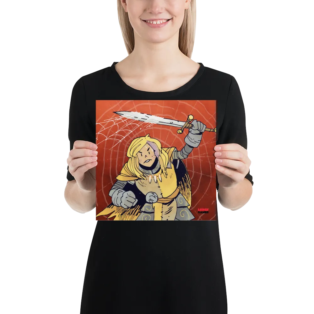 Leder Games Vast Haunted Hallways Kunstdruck 12x18 Ritter