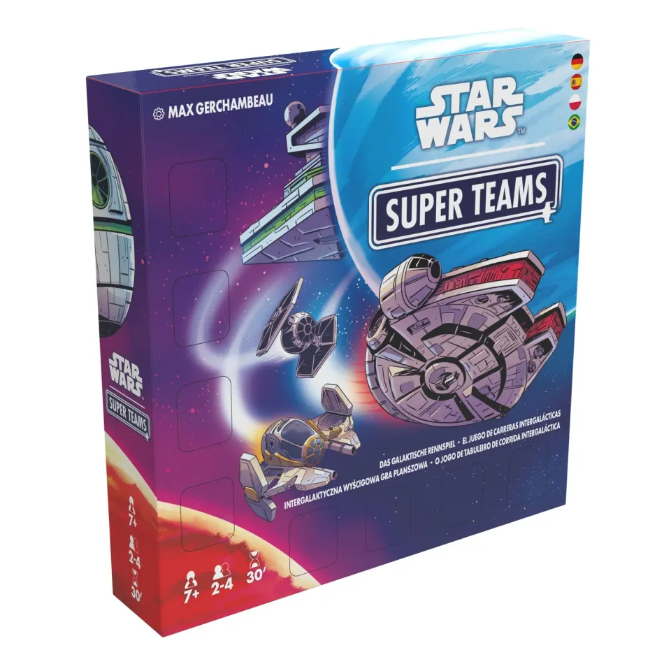 Asmodee Star Wars Super Teams Familienspiel Rennen 4 Teams