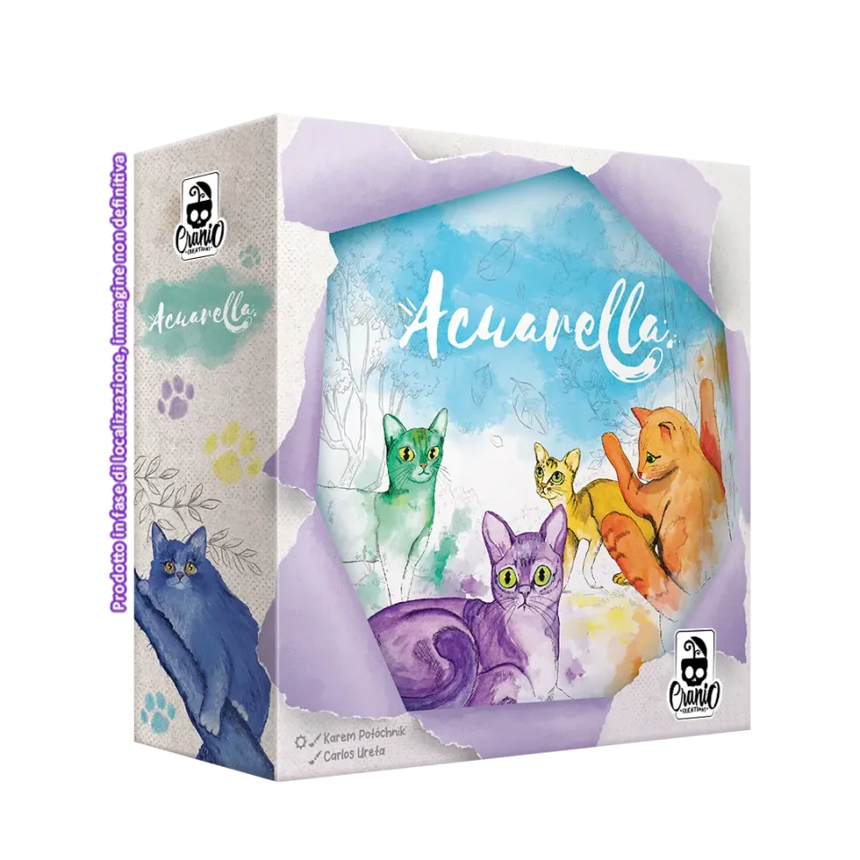 Cranio Acuarella Familienspiel Katzen Edition