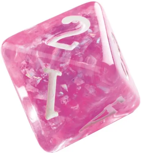 Gamegenic Candy-Like Raspberry RPG Würfelset 7-teilig Glitzer