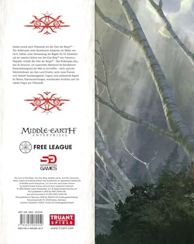 Asmodee Der Herr der Ringe Rollenspiel Grundregelwerk Deutsch