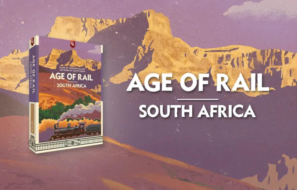 Capstone Games Age of Rail South Africa Brettspiel Eisenbahn