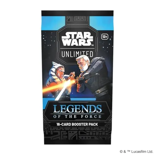 Asmodee Star Wars Unlimited Legends of the Force Booster 16 Karten Jedi Sith