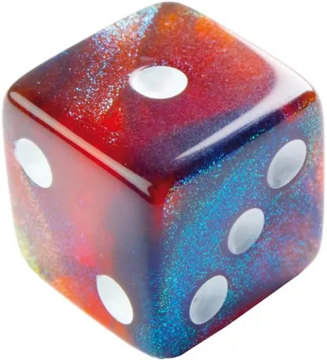 Gamegenic Galaxy Series Mars D6 Würfelset 12 mm 36 Acryl-Würfel