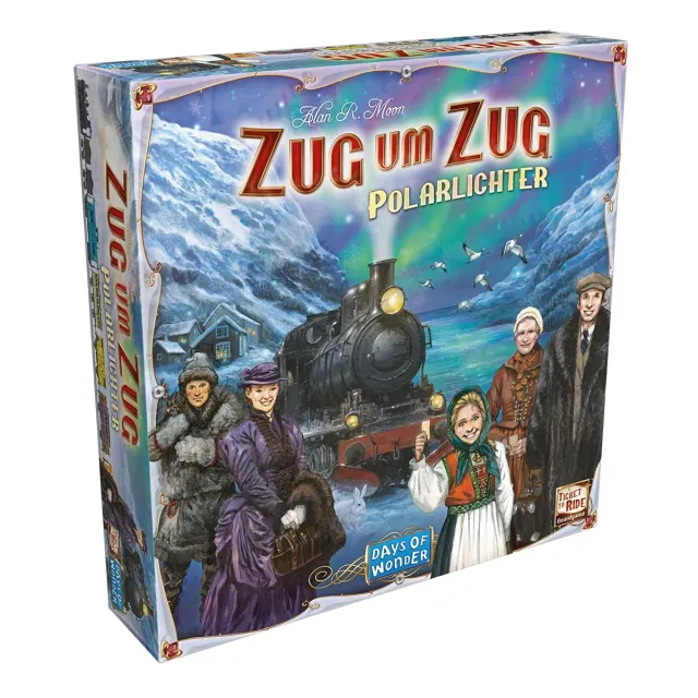 Days of Wonder Zug um Zug Polarlichter Brettspiel Deutsch