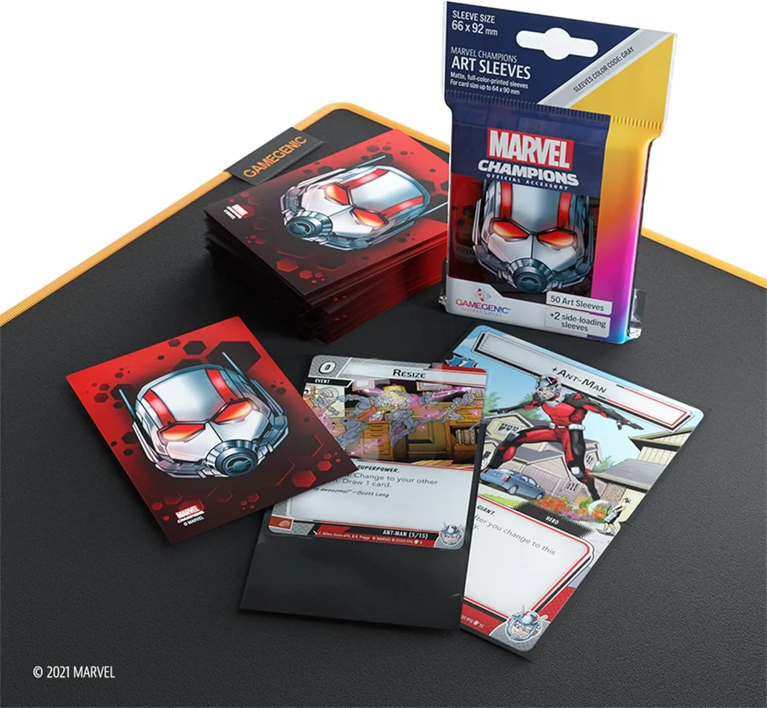 Gamegenic Marvel Champions Ant-Man Kartenhüllen 2er-Pack matt