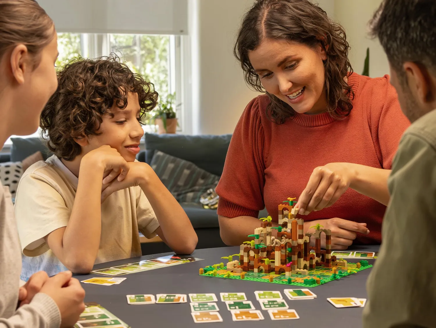 Asmodee Monkey Palace LEGO Brettspiel Deutsch 3D-Palast