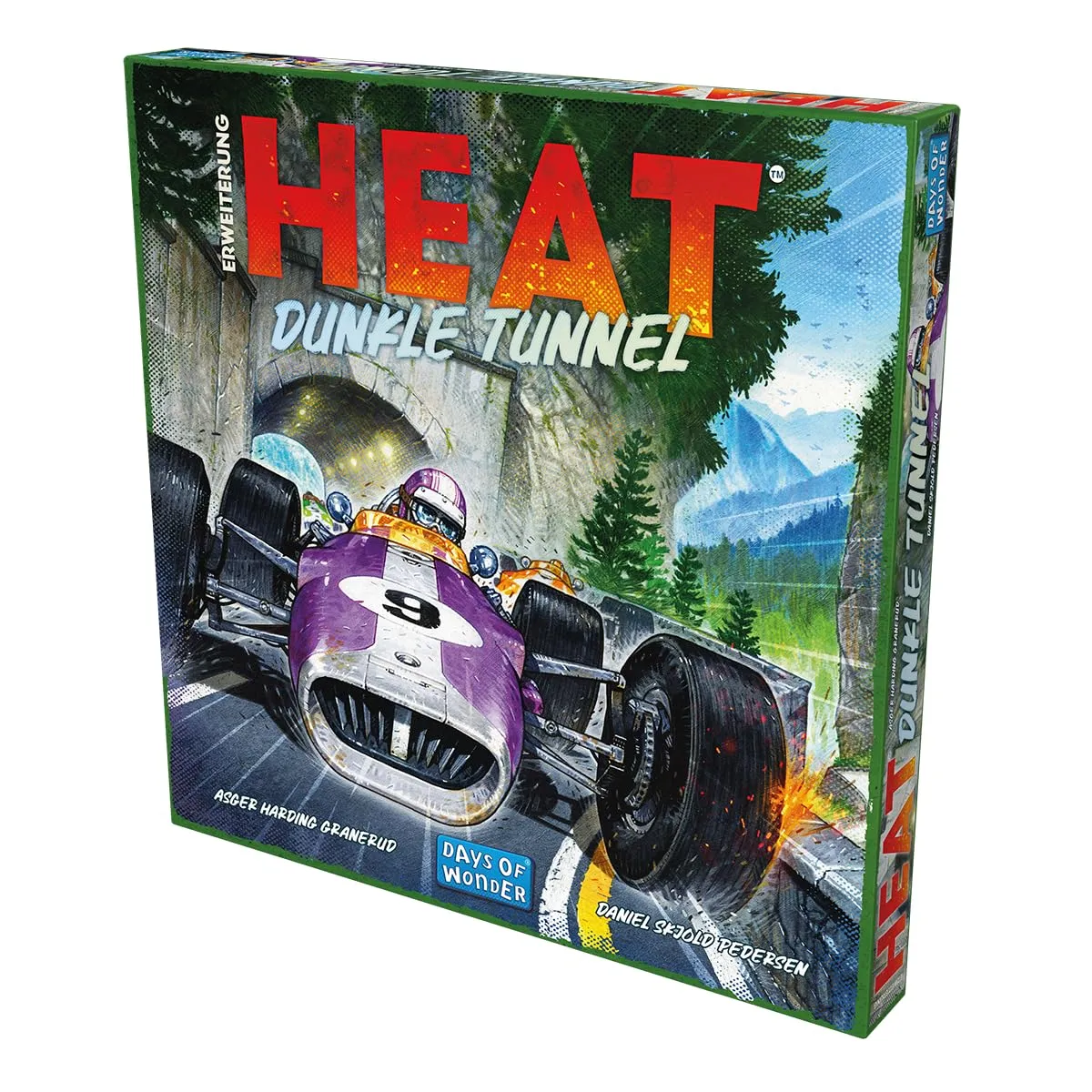 Asmodee Heat Dunkle Tunnel Erweiterung für 7 Spieler Tunnel