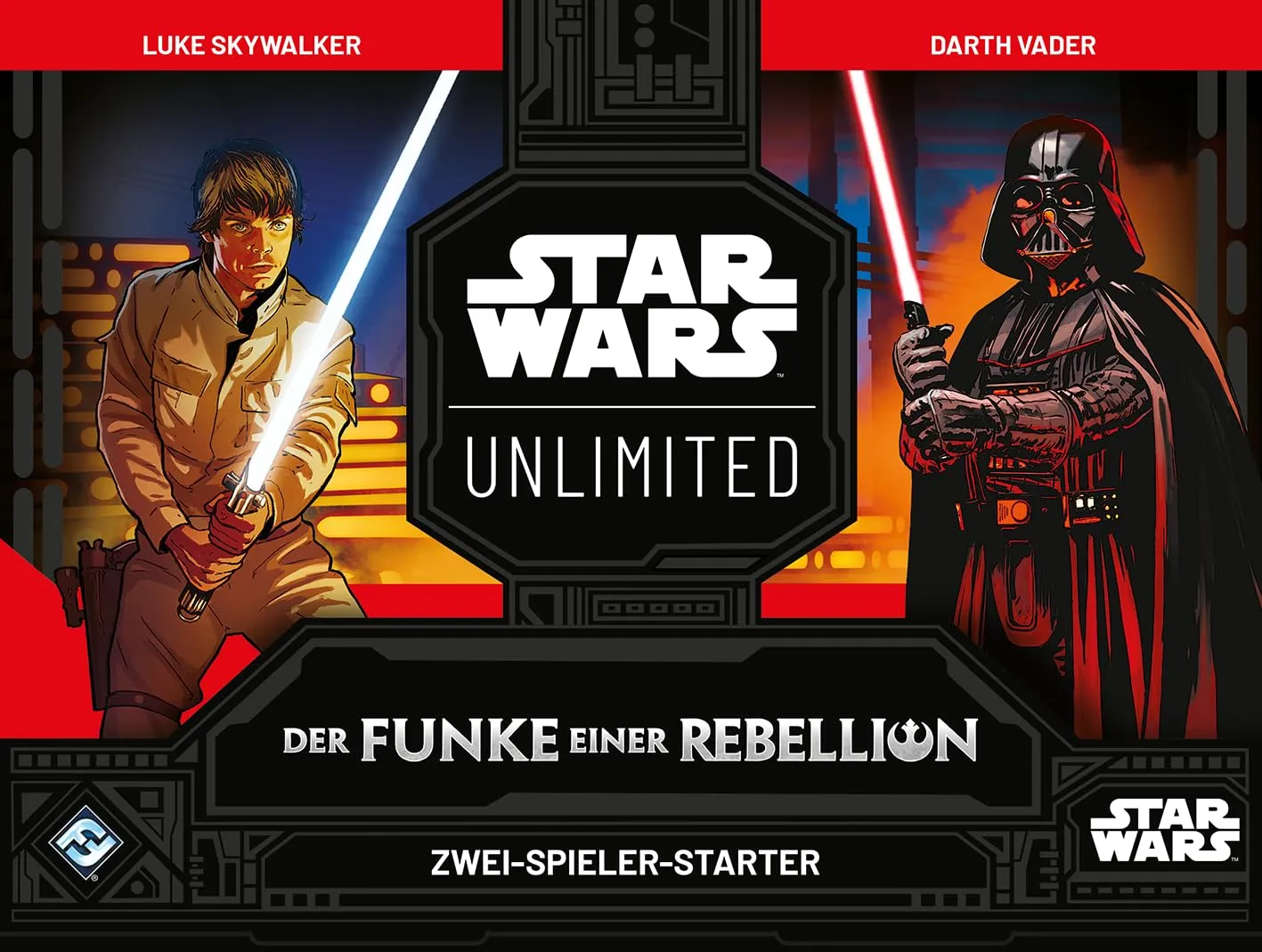 Star Wars Unlimited Funke einer Rebellion Zwei-Spieler-Starter Kartenspiel Deutsch