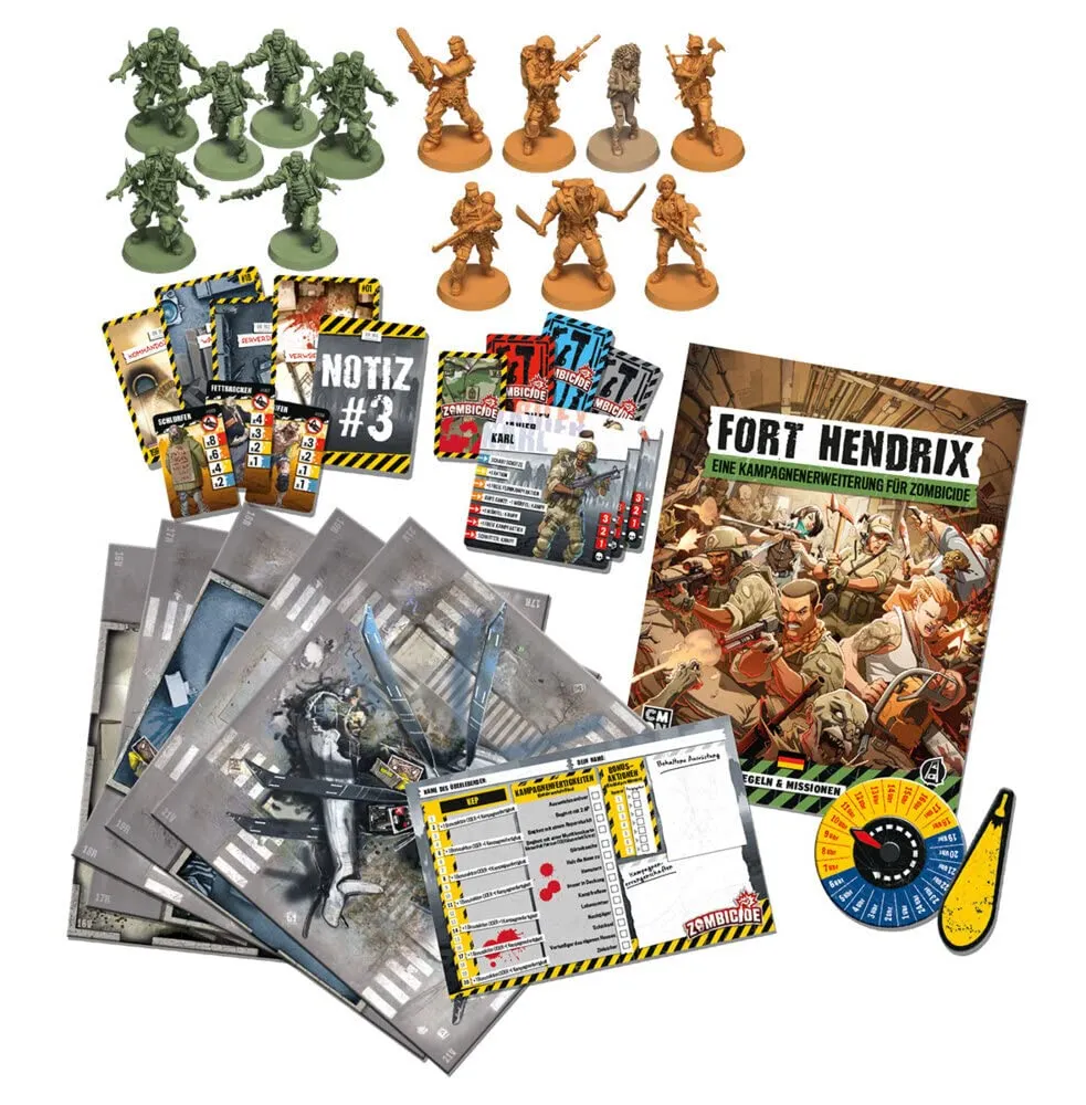 Zombicide 2. Edition Fort Hendrix Erweiterung Kampagne deutsch