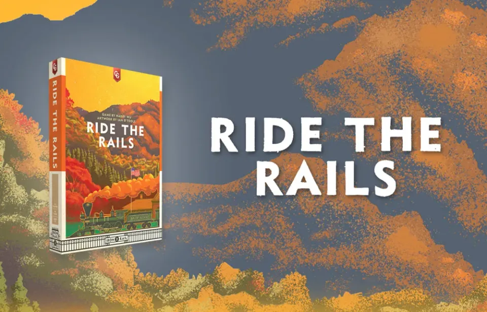 Capstone Games Iron Rail Ride the Rails Brettspiel Eisenbahn