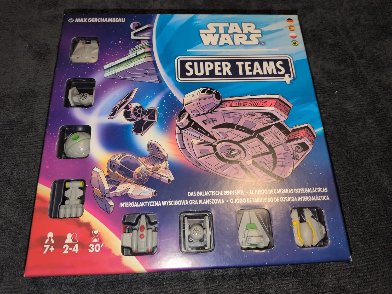 Asmodee Star Wars Super Teams Familienspiel Rennen 4 Teams