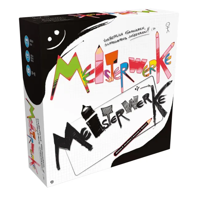 Asmodee Meisterwerke Partyspiel Alte Auflage Zeichenspiel