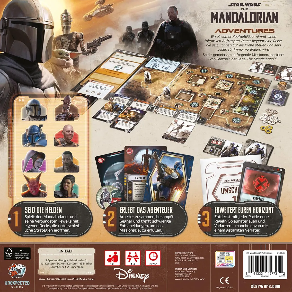 Asmodee The Mandalorian: Adventures Grundspiel Kennerspiel Deutsch