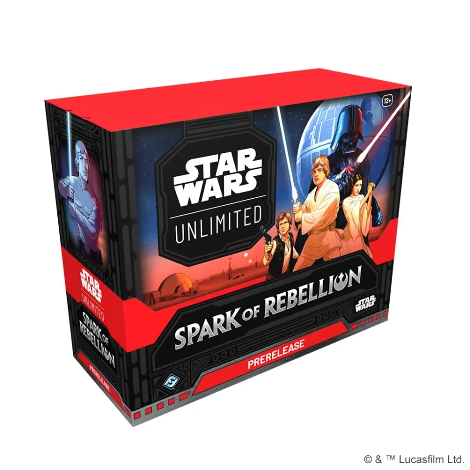 Star Wars Unlimited Spark of Rebellion Prerelease-Box TCG 6 Booster