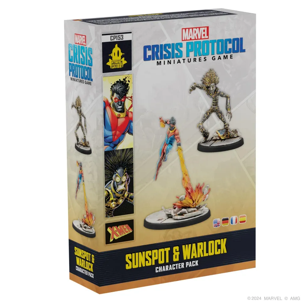 Marvel Crisis Protocol Sunspot Warlock Miniaturen-Erweiterung