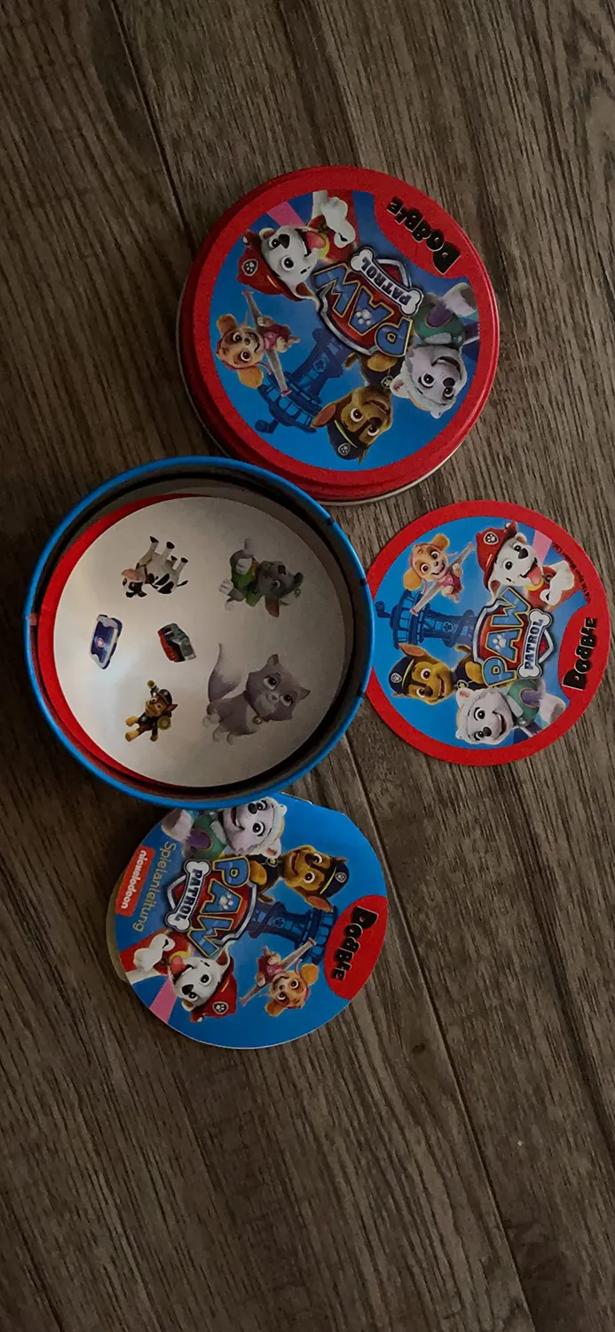 Dobble Paw Patrol Kartenspiel Eco-Sleeve ab 6 Jahren