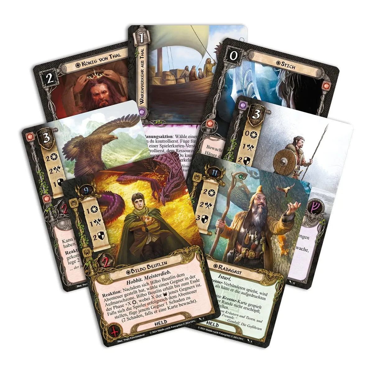 Fantasy Flight Games Herr der Ringe LCG Ered Mithrin Helden-Erweiterung