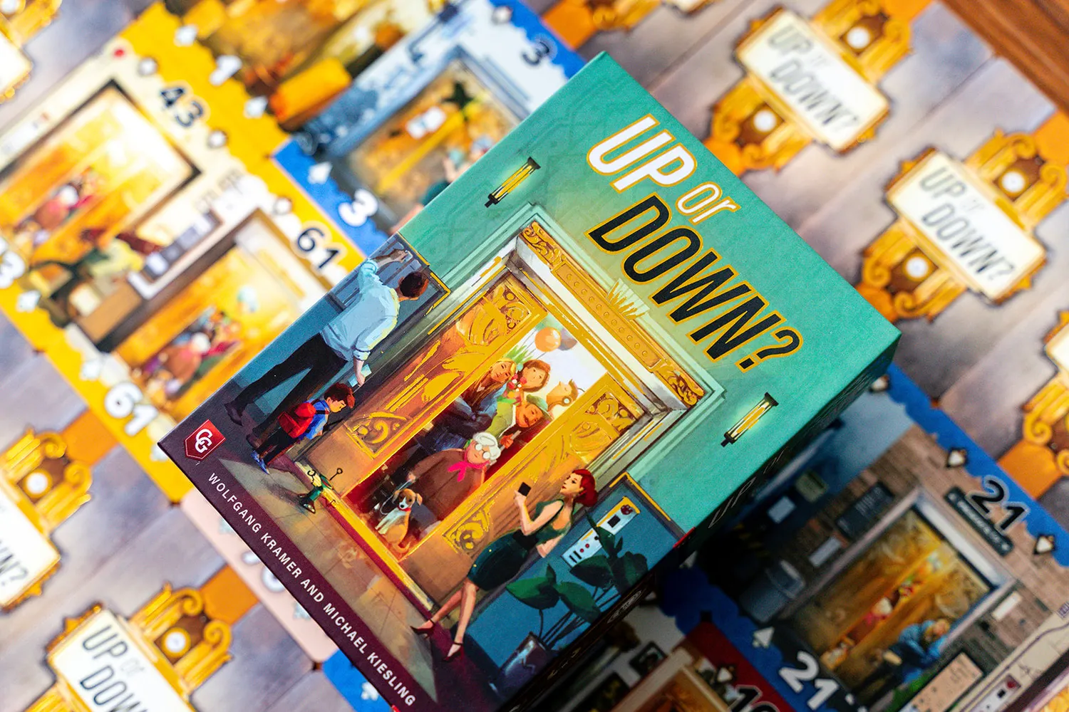 Capstone Games Up or Down? Kartenspiel Basisspiel für 6 Spieler