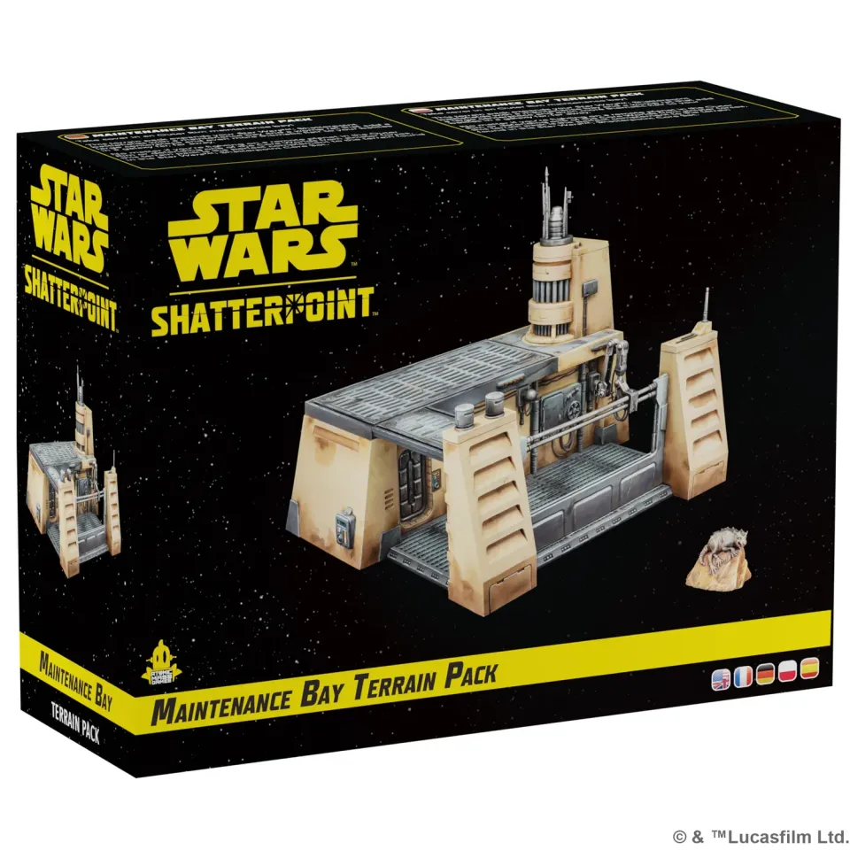 Asmodee Star Wars Shatterpoint Wartungshangar Geländeset Terrain Pack