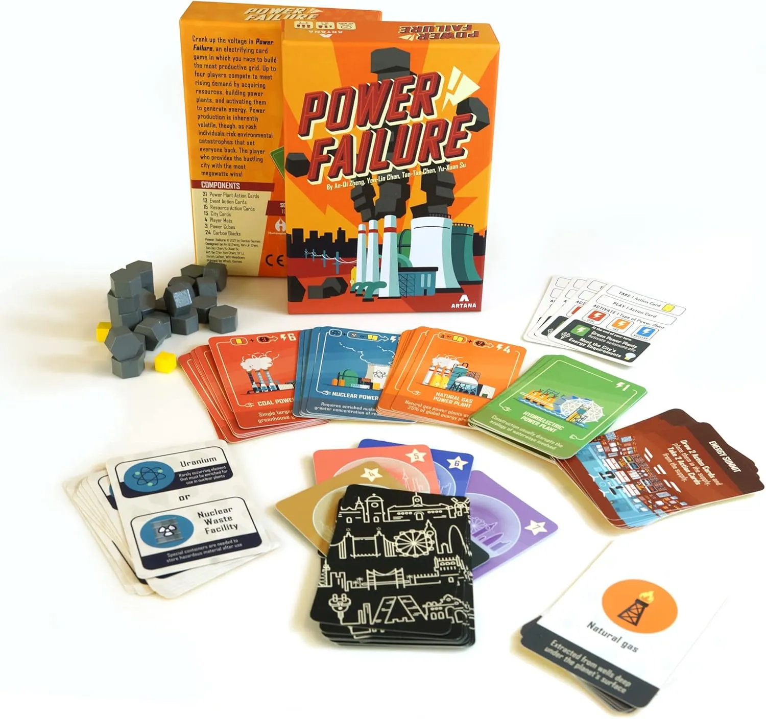 Genius Games Power Failure Kartenspiel Energie 2-4