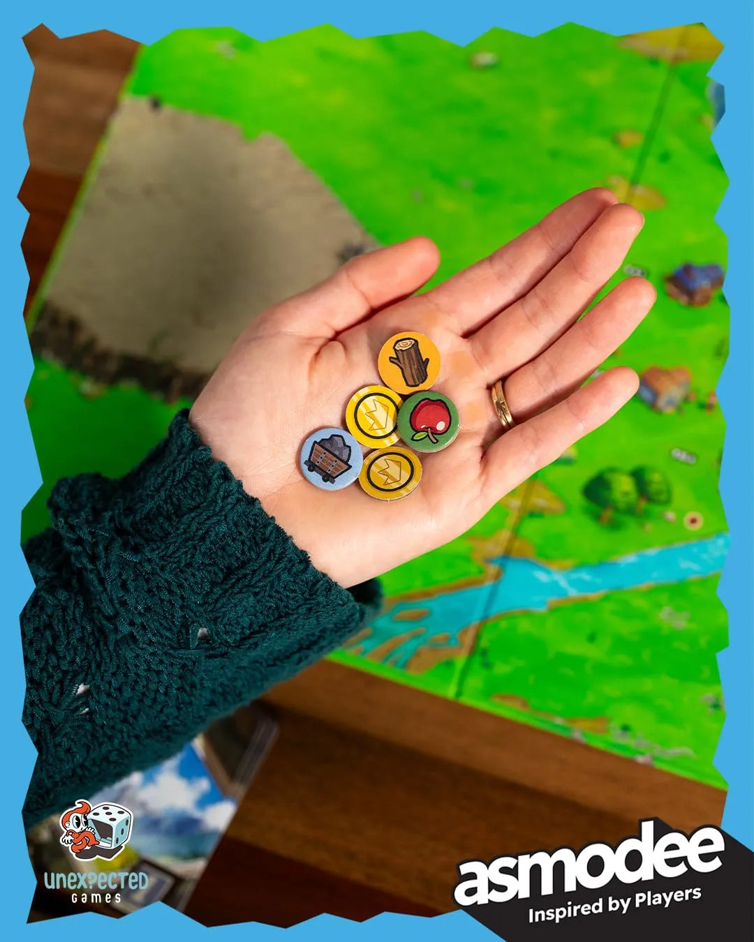 Asmodee Cozy Stickerville Familienspiel Deutsch ab 8 Jahren