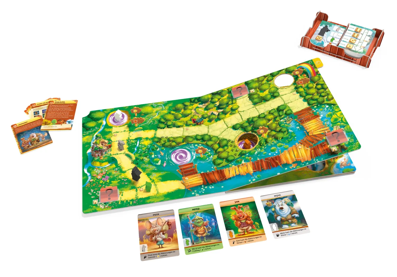 Space Cow Hüter der Jahreszeiten Brettspiel Familienspiel deutsch