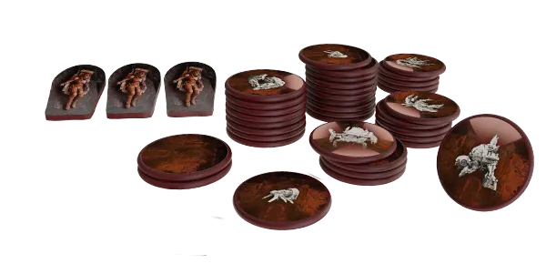 Cranio Nemesis Retaliation Stretch Goals Acryl Token Set