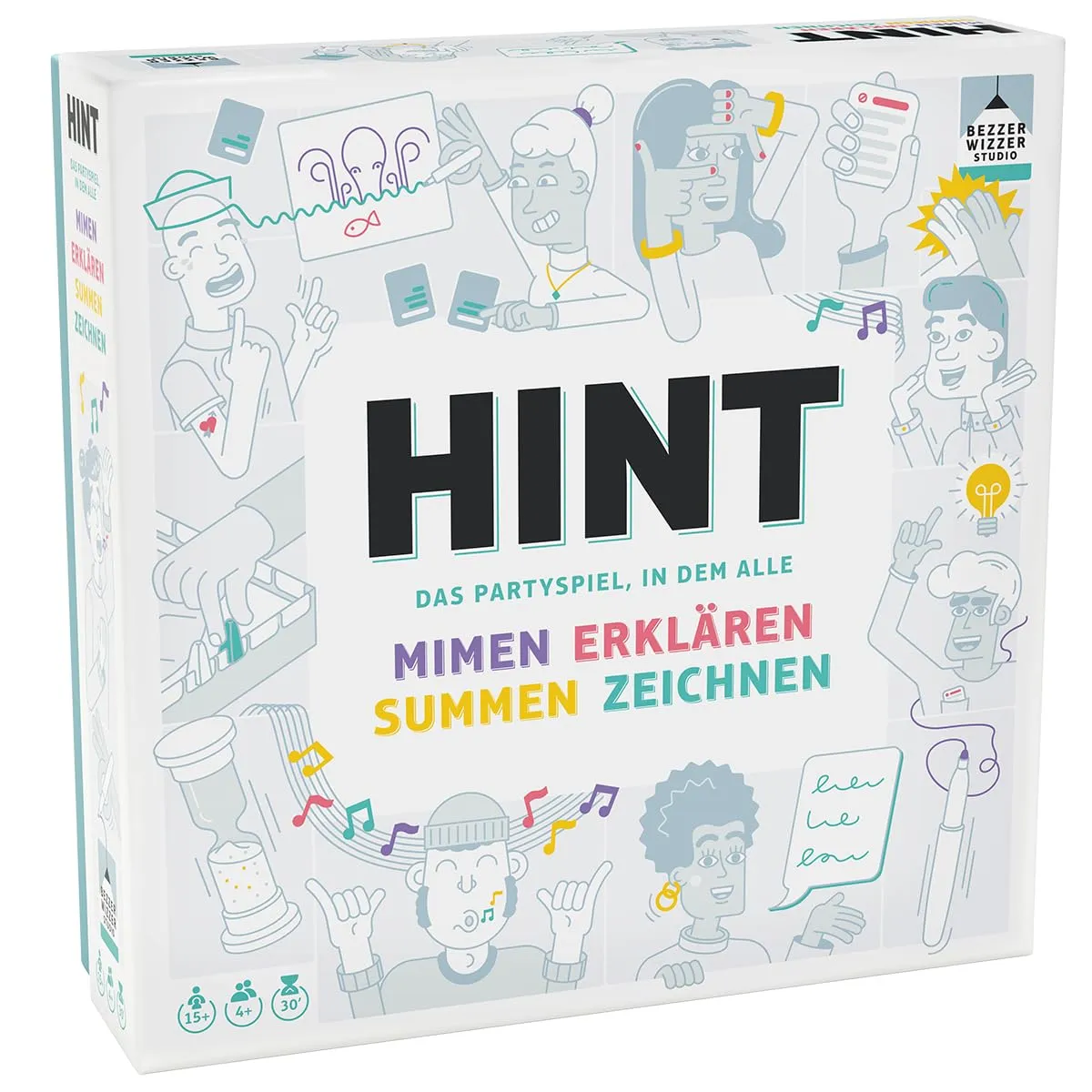 Asmodee Hint Refresh 2025 Partyspiel 360 Karten Deutsch