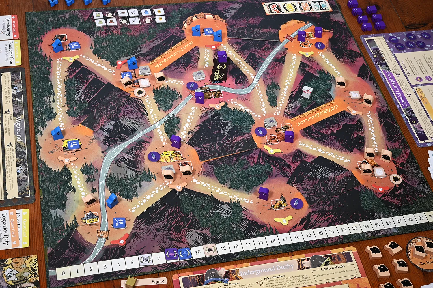 Leder Games Root Underworld Erweiterung Brettspiel Deutsch