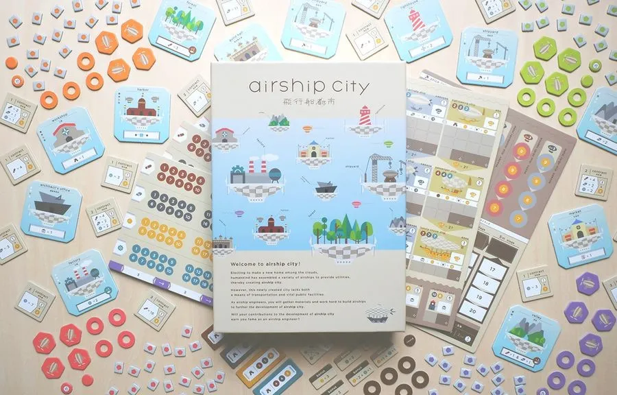 Spielefaible Airship City Brettspiel Strategie