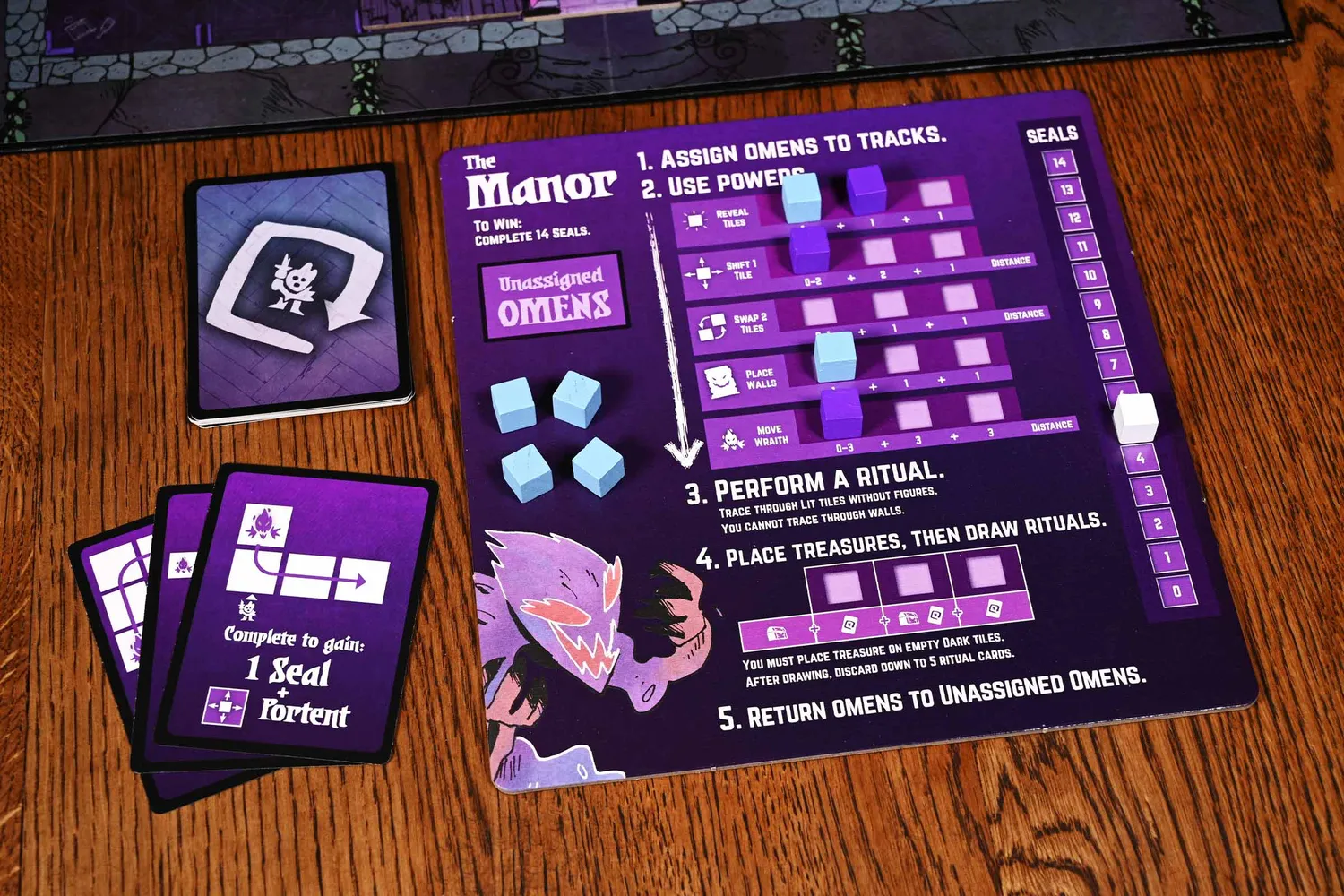Leder Games Vast The Mysterious Manor Brettspiel asymmetrisch