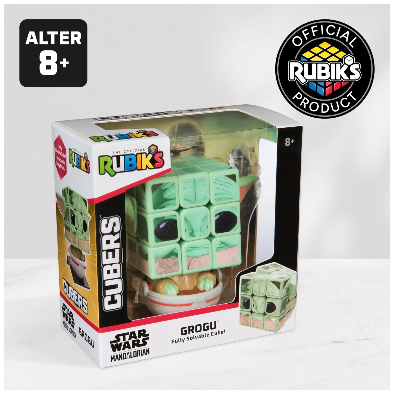 Rubik's Cubers Grogu Zauberwürfel 3x3 mit Zubehör