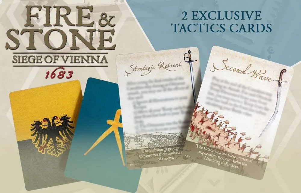 Capstone Games Siege of Vienna Tactics Promokarten