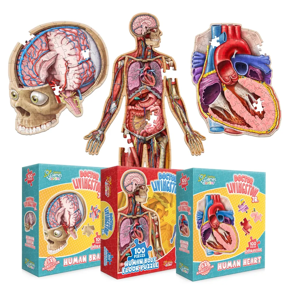 Genius Games Dr. Livingston Jr Bundle Puzzle Kinder 3er Set