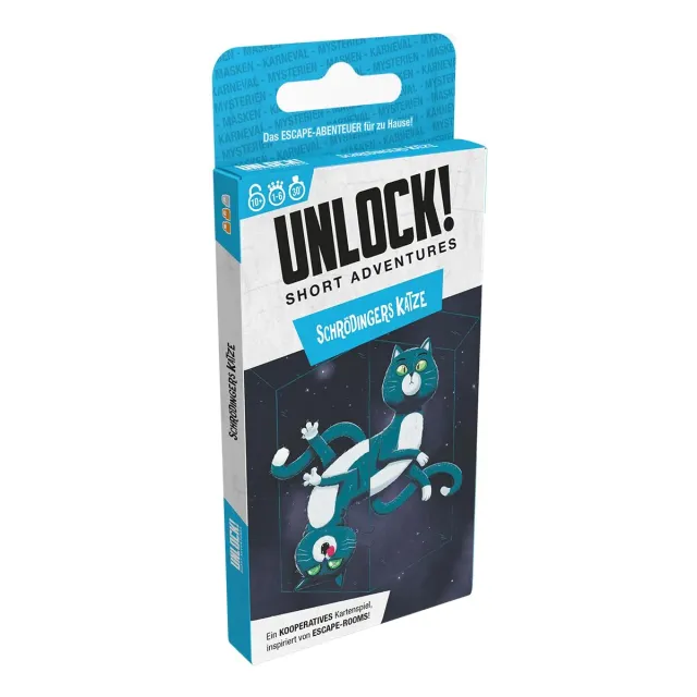 Asmodee Unlock Short Adventures Schrödingers Katze Rätselspiel