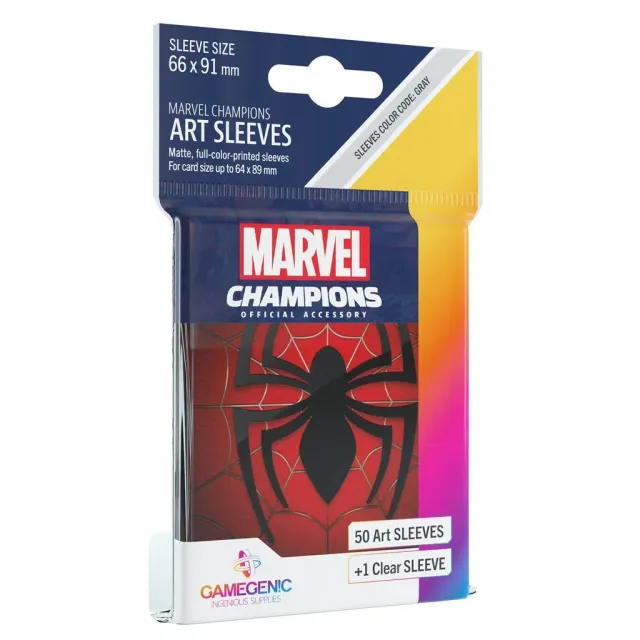 Gamegenic Marvel Champions Art Sleeves Spider-Man 51 Hüllen