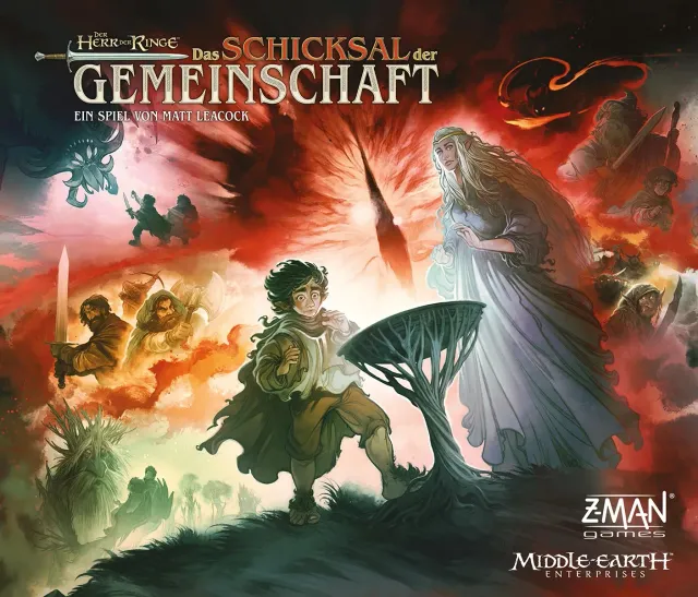 Asmodee Herr der Ringe Schicksal der Gemeinschaft Brettspiel kooperativ