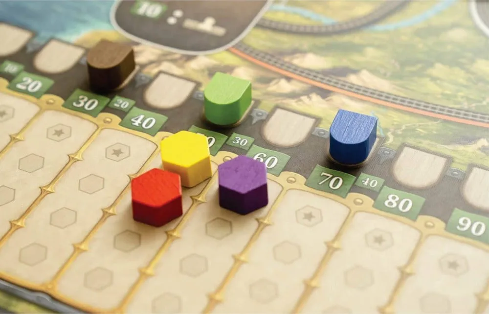 Capstone Games Imperial Steam Brettspiel Eisenbahn Strategie