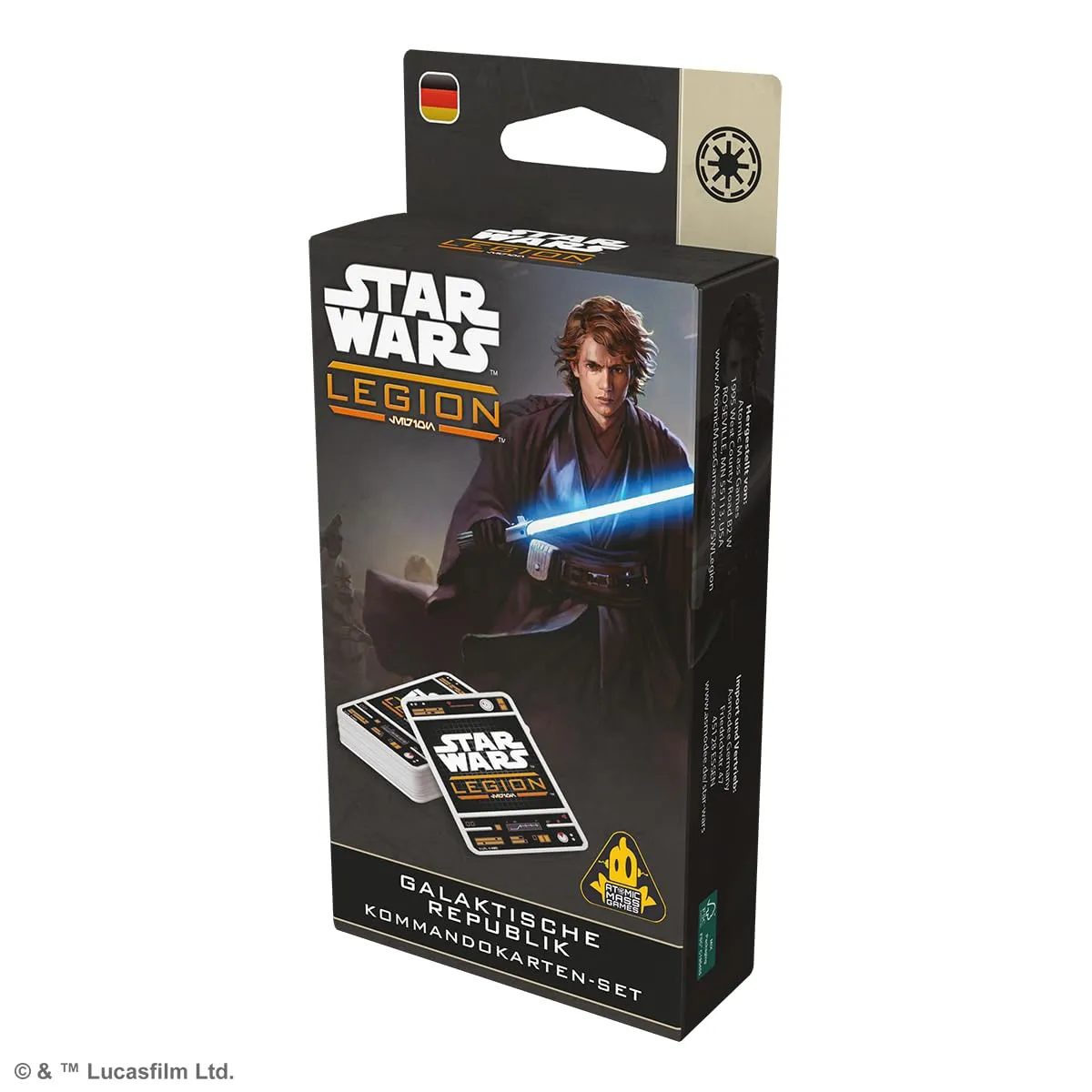 Star Wars Legion Galaktische Republik Kommando-Kartenset deutsch