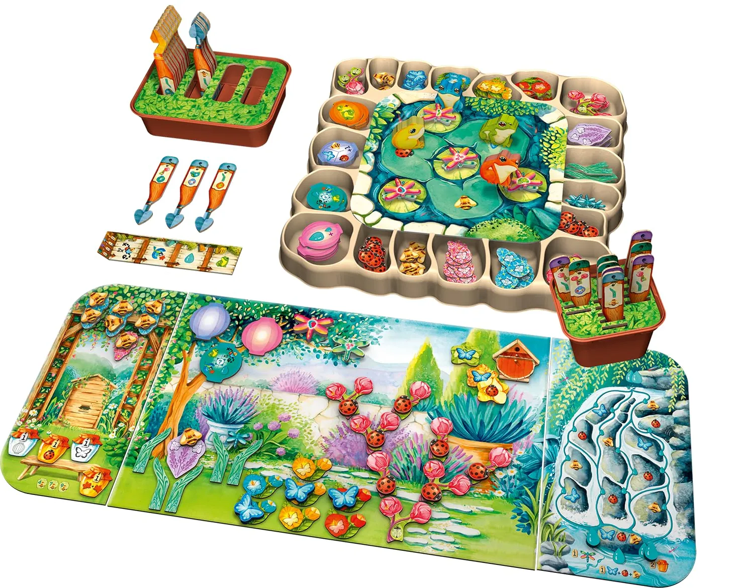 Asmodee Pergola Garten Familienspiel 1-4 Spieler