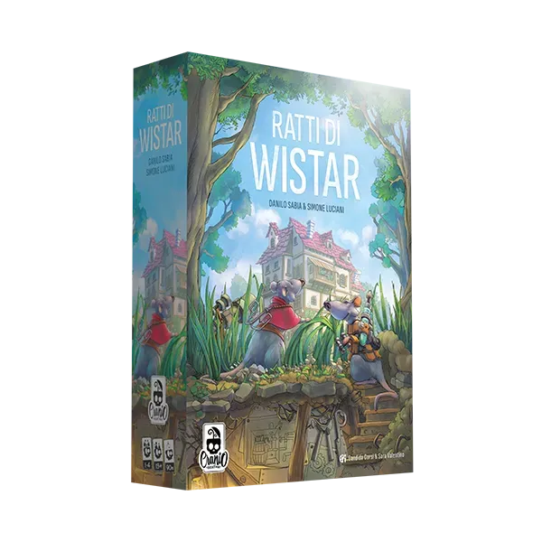 Cranio Ratti di Wistar Brettspiel Strategiespiel