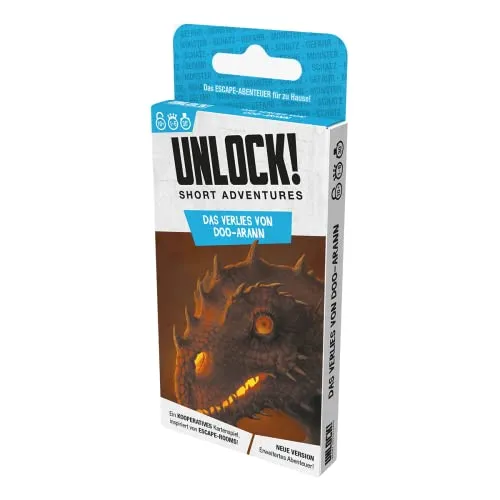 Asmodee Unlock Short Verlies von DOO-Arann Rätselspiel