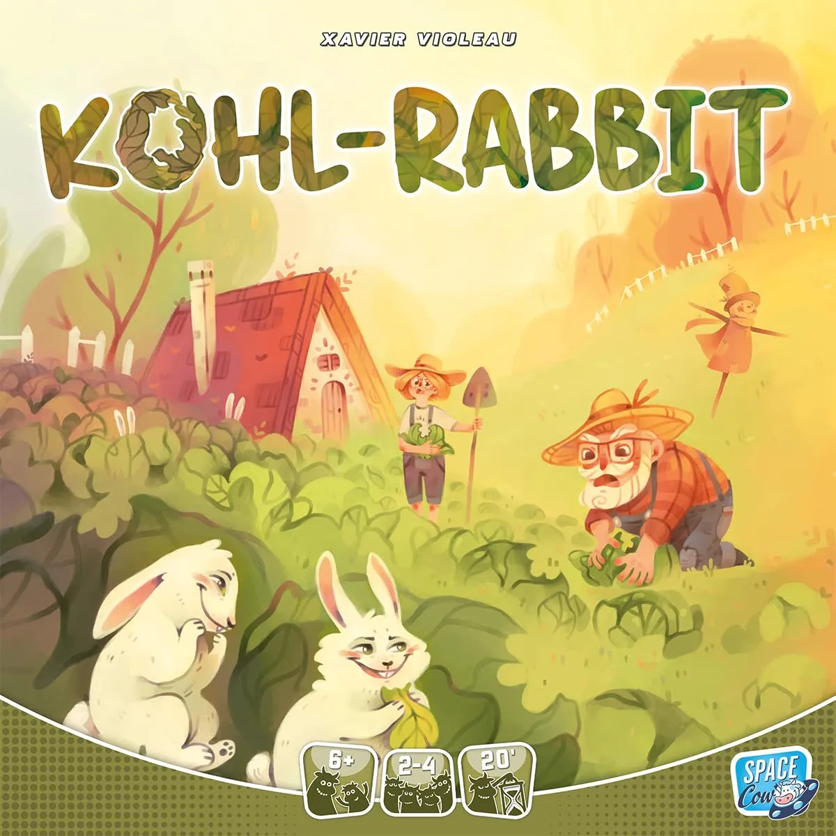 Space Cow Kohl-Rabbit Kinderspiel 2-4 Spieler Deutsch